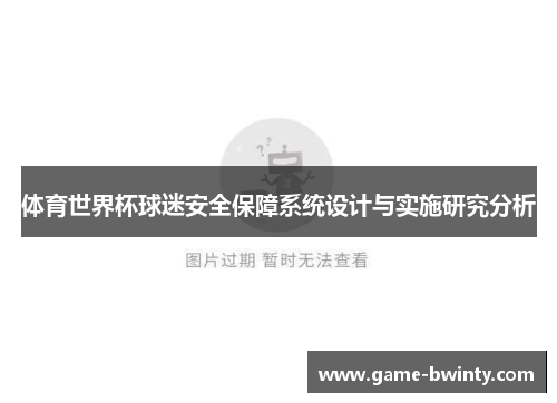 体育世界杯球迷安全保障系统设计与实施研究分析