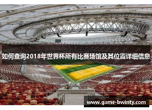 如何查询2018年世界杯所有比赛场馆及其位置详细信息